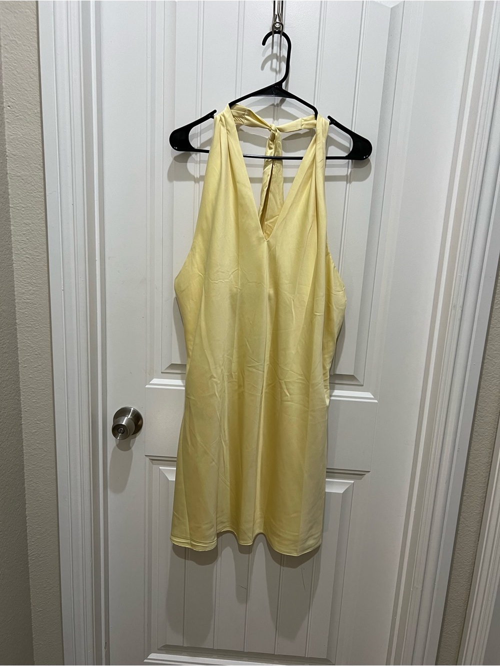 wild fable Yellow Halter Mini Dress